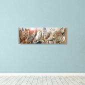 Eulen Leinwanddruck (Insitu (Holzboden))