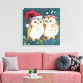 Eulen Leinwanddruck (Insitu (Wohnzimmer))