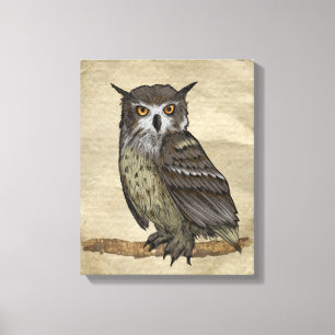 Eulen Leinwanddruck