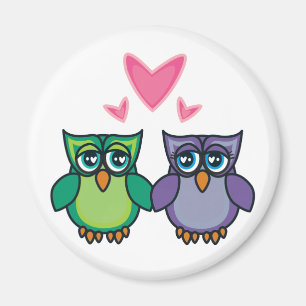 Eulen-Liebe-Magnet Magnet