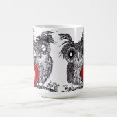 Eulen-Liebe Sie für immer Tasse (Mittel)