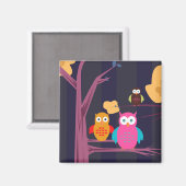 Eulen Magnet (Vorderseite/Rückseite)