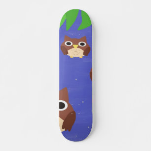 Eulen Malkunst Skateboard