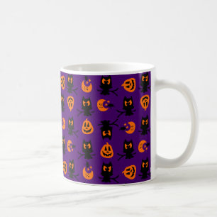 Eulen-Mond-Jack o Lanter Muster Kaffeetasse