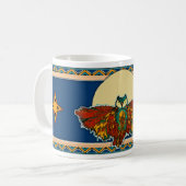 Eulen-Mond Kaffeetasse (Vorderseite Links)