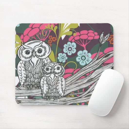Eulen Mousepad (Mit Mouse)