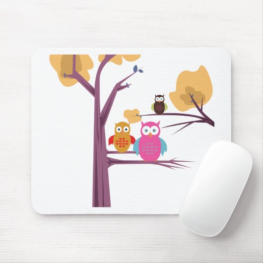 Eulen Mousepad (Mit Mouse)