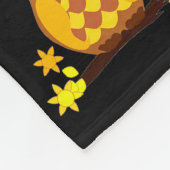 Eulen-Muster auf Fleece-Decke Fleecedecke (Ecke)