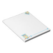 Eulen Notizbuch Notizblock (angewinkelt)