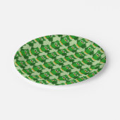 Eulen Pappteller (Schrägansicht)