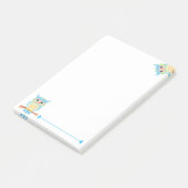 Eulen-Post-it-Notes Post-it Klebezettel (angewinkelt)