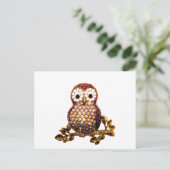 Eulen Postkarte (Stehend Vorderseite)