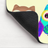 Eulen-Power Mousepad (Ecke)