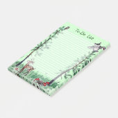 Eulen-RotwildwaldAquarell zu-listen auf Post-it Klebezettel (angewinkelt)