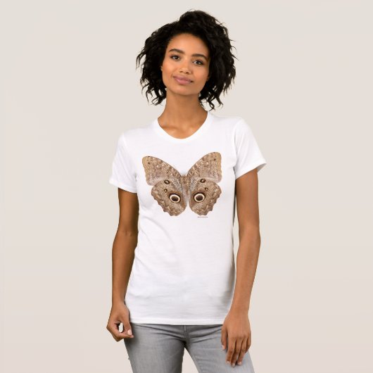 Eulen-Schmetterling T-Shirt (Vorne ganz)
