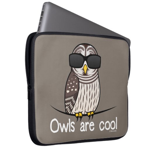 Eulen sind cool laptopschutzhülle (Vorne Rechts)