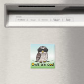 Eulen sind cool! magnet (In Situ (Geschirrspüler))
