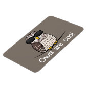 Eulen sind cool magnet (Linke Seite)