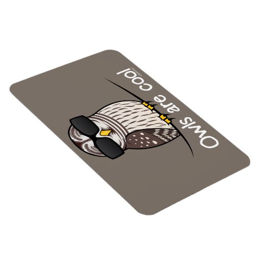 Eulen sind cool magnet (Rechte Seite)