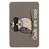 Eulen sind cool magnet (Vertikal)