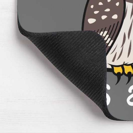 Eulen sind cool mousepad (Ecke)
