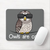 Eulen sind cool mousepad (Mit Mouse)