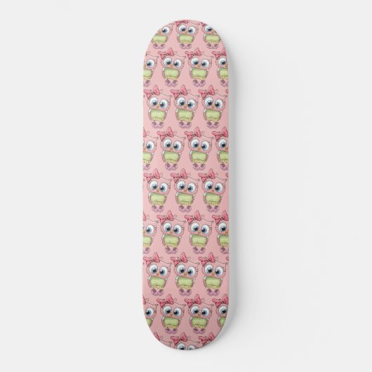 Eulen Skateboard (Vorderseite)