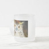 Eulen-starker Blick Mattglastasse (Vorderseite Links)