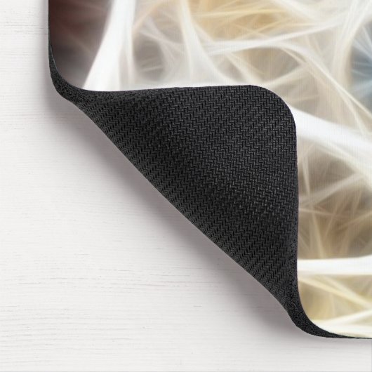 Eulen-starker Blick Mousepad (Ecke)