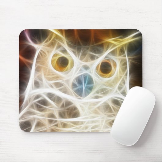 Eulen-starker Blick Mousepad (Mit Mouse)