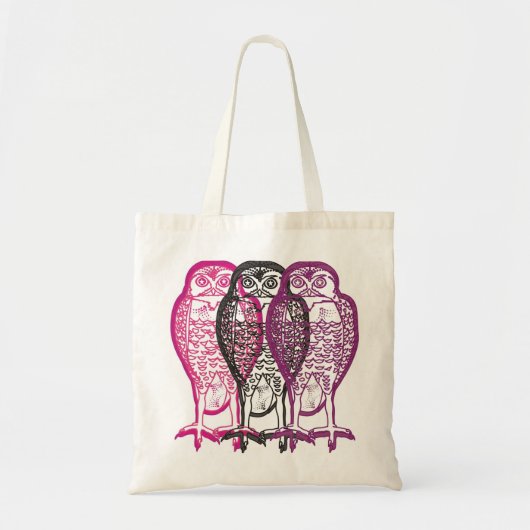 Eulen-Taschen-Tasche Tragetasche (Vorne)