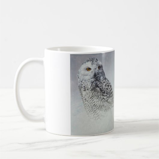 Eulen-Tasse Andrews Denman Snowy Kaffeetasse (Links)
