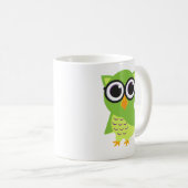 Eulen-Tasse Kaffeetasse (VorderseiteRechts)