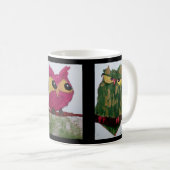 Eulen-Tasse Kaffeetasse (VorderseiteRechts)