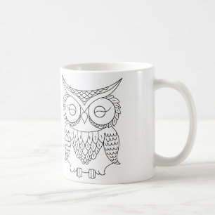 Eulen-Tasse Kaffeetasse