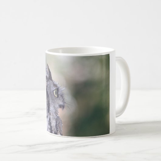 Eulen-Tasse Kaffeetasse (VorderseiteRechts)