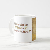 Eulen-Tasse - klügste der Granddad-Tasse der Welt Kaffeetasse (Vorderseite Links)