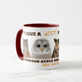 Eulen-Tasse Tasse (Vorderseite Links)