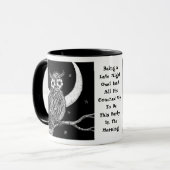 Eulen-Tasse Tasse (Vorderseite Links)