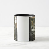 Eulen-Tasse Zwei-Bild Schablone Tasse (Zentrum)