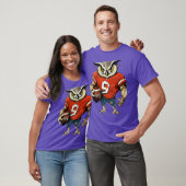 Eulen-Touchdown Amerikanisch T-Shirt (Unisex)