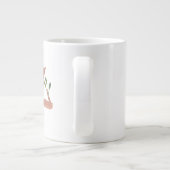 Eulen-Tunnel-bohrwagenTasse Jumbo-Tasse (Rückseite)