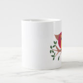 Eulen-Tunnel-bohrwagenTasse Jumbo-Tasse (Vorderseite)