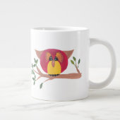 Eulen-Tunnel-bohrwagenTasse Jumbo-Tasse (Rechts)
