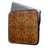 Eulen und Blume...... Laptopschutzhülle (Vorderseite Links)