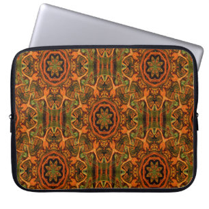 Eulen und Blume...... Laptopschutzhülle