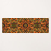 Eulen und Blume...... Yogamatte (Vorderseite (Horizontal))