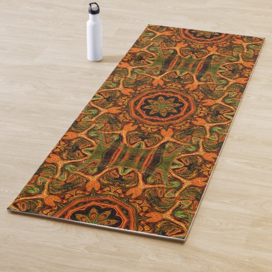 Eulen und Blume...... Yogamatte (Beispiel)
