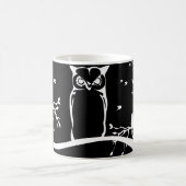 Eulen-und Katzen-Kaffee-Tasse Kaffeetasse (Mittel)