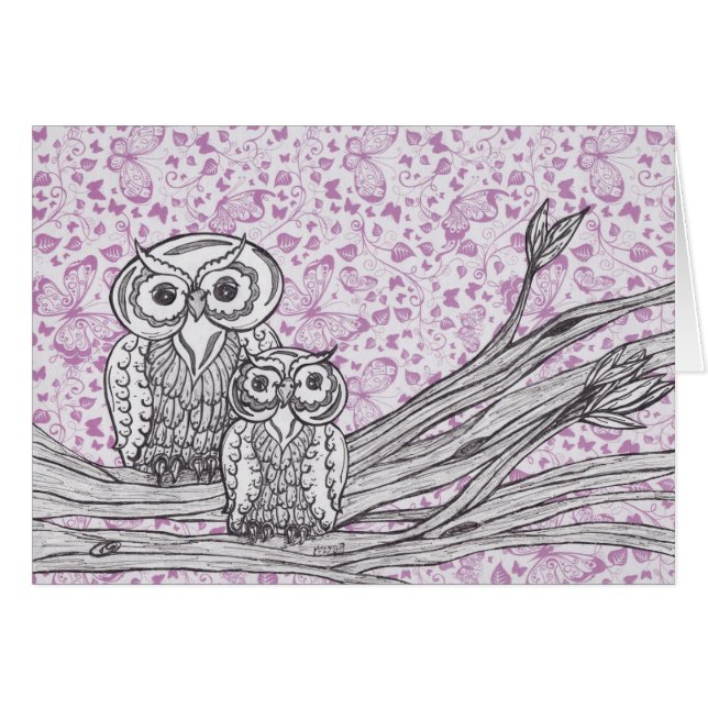 Eulen und Schmetterlinge (Vorderseite (Horizontal))